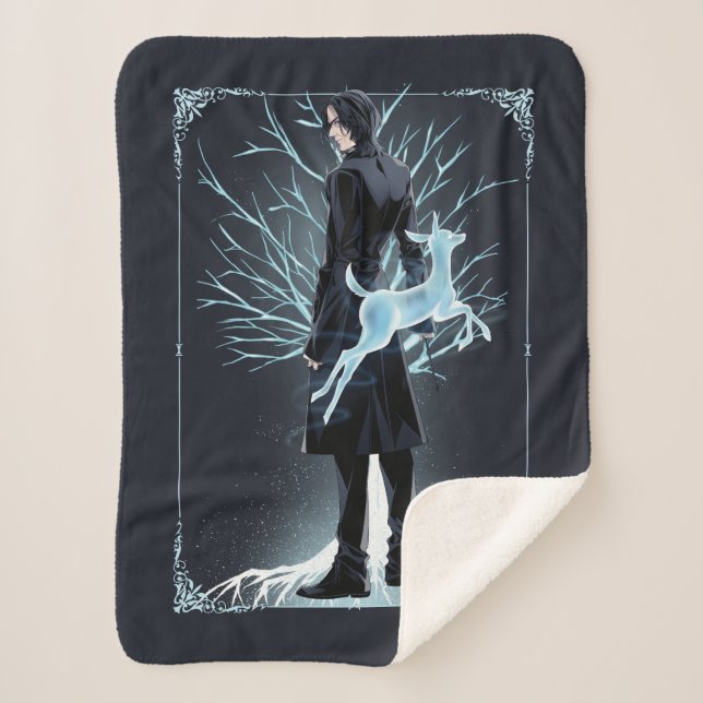 Manta Sherpa El Patronus Cierva de Severus Snape (Anverso)