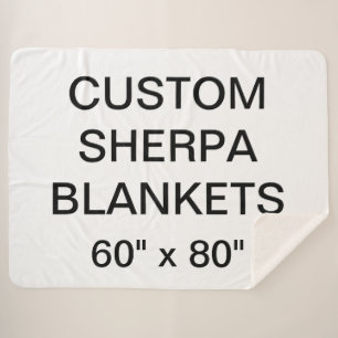 Manta Sherpa El personalizado personalizó 60" x 80" el espacio