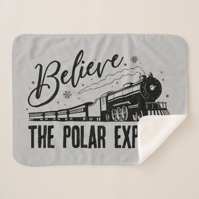 Manta Sherpa El Polar Express - Creer | Gráfico de época (Anverso (horizontal))