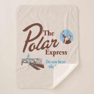 Manta Sherpa El Polar Express   Retro "Oyes La Campana"