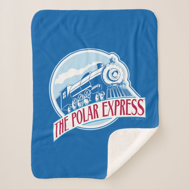 Manta Sherpa El Polar Express | Tarjeta de tren (Anverso)