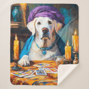 Manta Sherpa El Pooch Místico   Gracioso perro de Fortuneteller