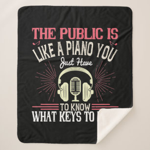 Manta Sherpa El Público Es Como Un Piano