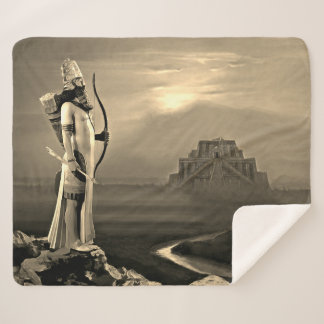 Manta Sherpa El rey asirio Sherpa Blanket