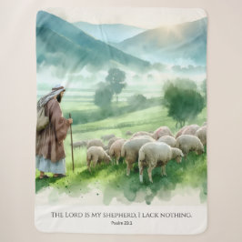 Manta Sherpa El Señor es mi pastor