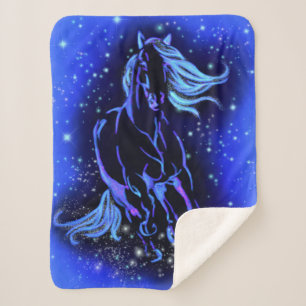 Manta Sherpa El Sherpa Blanket de Caballos en Ejecución