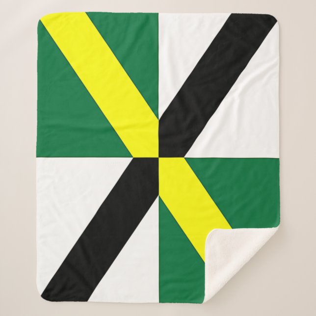 Manta Sherpa El Sherpa Blanket Patriótico con bandera de Monter (Anverso)