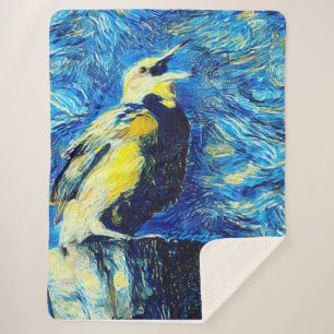Manta Sherpa El solitario estilo VanGogh