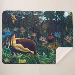 Manta Sherpa El sueño | Henri Rousseau |