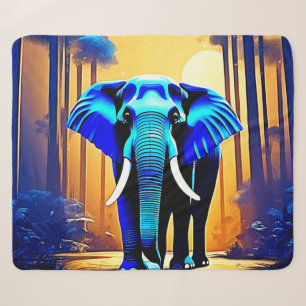 Manta Sherpa Elefante místico: el viaje por el bosque del atard