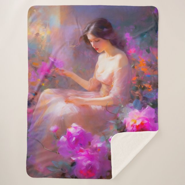 Manta Sherpa Elegancia sensual (Anverso)