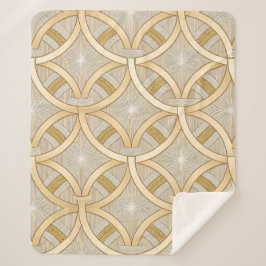 Manta Sherpa Elegant Luxury Geometric