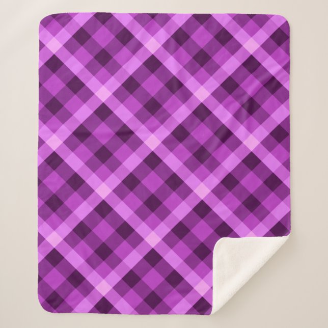 Manta Sherpa Elegante Funda Sherpa Mediana Orquídea (Anverso)