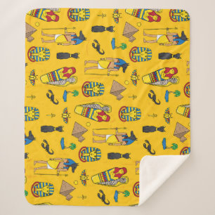 Manta Sherpa Elementos egipcios, Anubis, pirámides.