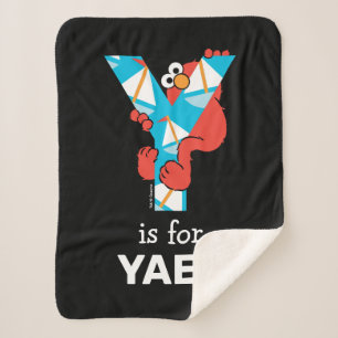 Manta Sherpa Elmo Alphabet   Y Yacht