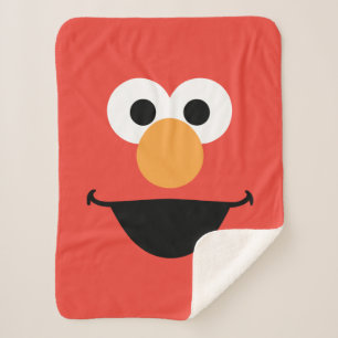 Manta Sherpa Elmo Face Art