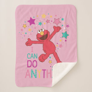 Manta Sherpa Elmo   Puedo Hacer Cualquier Cosa