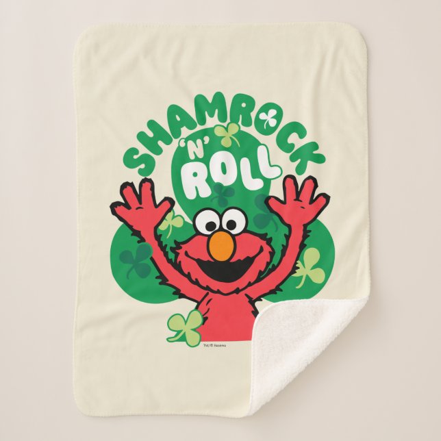 Manta Sherpa Elmo | Shamrock 'N' Roll (Anverso)