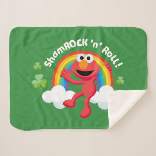 Manta Sherpa Elmo   Shamrock 'n' Roll Arcoiris