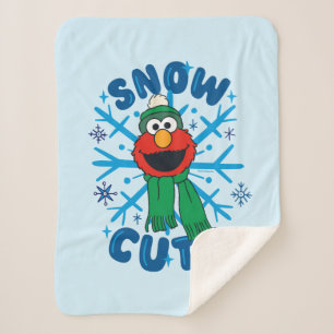 Manta Sherpa Elmo Snow Cute