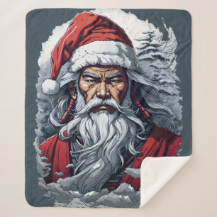 Manta Sherpa En huelga Samurai Santa Claus