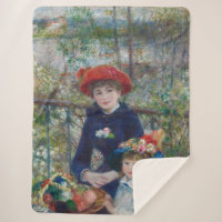 En la Terraza, Retrato Impresionista, Renoir