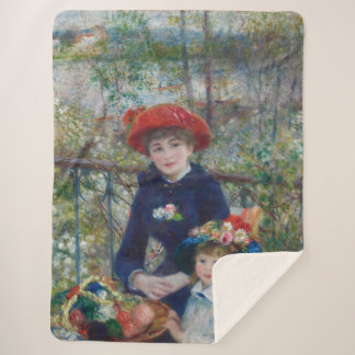 Manta Sherpa En la Terraza, Retrato Impresionista, Renoir