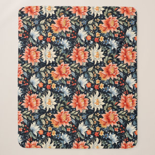 Manta Sherpa Encantador patrón floral Ranya-65293