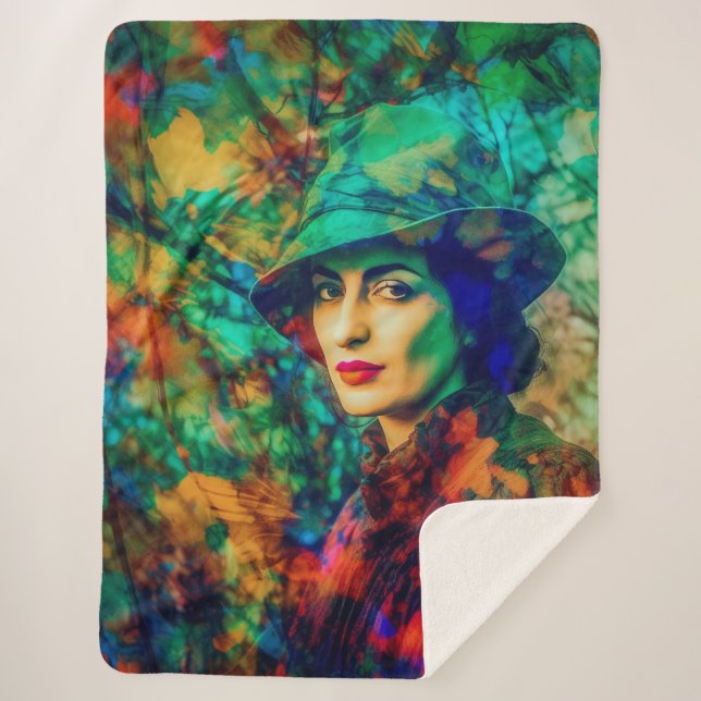 Manta Sherpa Enigma en otoño (Anverso)