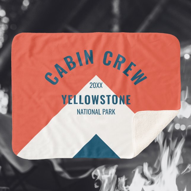 Manta Sherpa Equipo de cabina Retro Destino Peronalizado Marina (Subido por el creador)