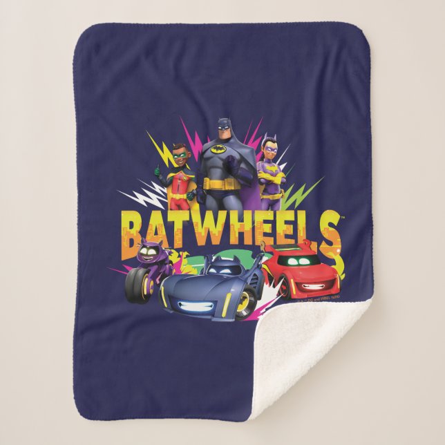 Manta Sherpa Equipo de superhéroes BatUCES™ (Anverso)