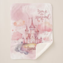 Eres un palacio especial en la nube rosa