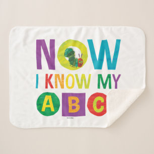 Manta Sherpa Eric Carle ahora conozco mis ABC