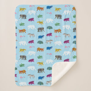 Manta Sherpa Eric Carle   Oso polar - Amigos del invierno