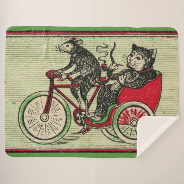 Manta Sherpa Es bueno ser el gato (Anverso (horizontal))