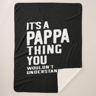 Manta Sherpa Es un regalo de papa padre