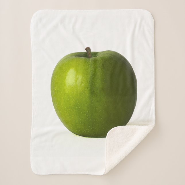 Manta Sherpa Esbcnm de Apple verde (Anverso)