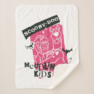 Manta Sherpa Esbozo de Punk para niños con mezcolanza y escopet