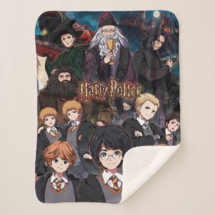 MANTA SHERPA ESCENA DEL CONJUNTO DE ANIMES DE HARRY POTTER™