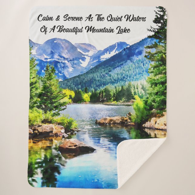 Manta Sherpa Escenario inspirador (Anverso)