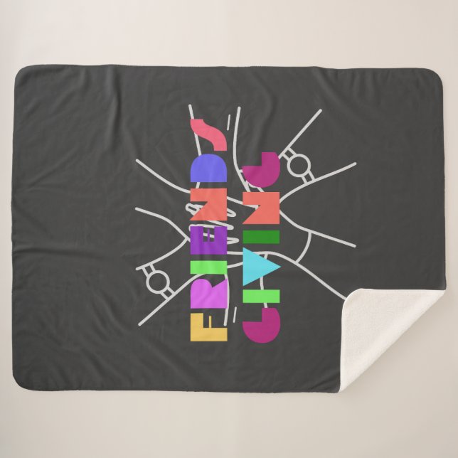 Manta Sherpa Escuadrón de la Amistad: Agradecidos y reunidos (Anverso (horizontal))