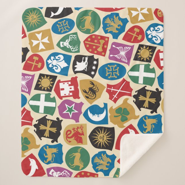 Manta Sherpa Escudo de armas: Antecedentes heráldicos. (Anverso)