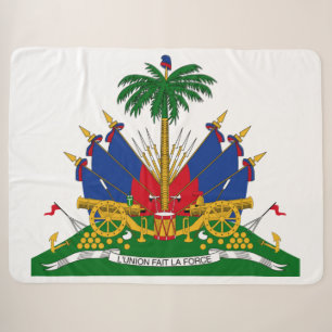 Manta Sherpa Escudo de armas de Haití (Haití)