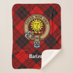 Manta Sherpa Escudo de armas del Clan MacLeod de Raasay sobre T