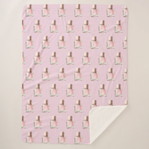 Manta Sherpa Esmalte de uñas Pretty in Pink Bridal Shower