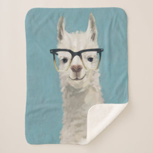 Manta Sherpa Espec. de la llama - Cuadrado