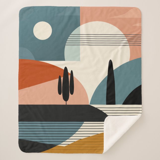 Manta Sherpa Espejo del desierto (Anverso)