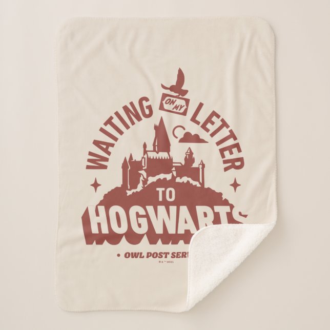 Manta Sherpa Esperando mi Carta de HOGWARTS™ (Anverso)