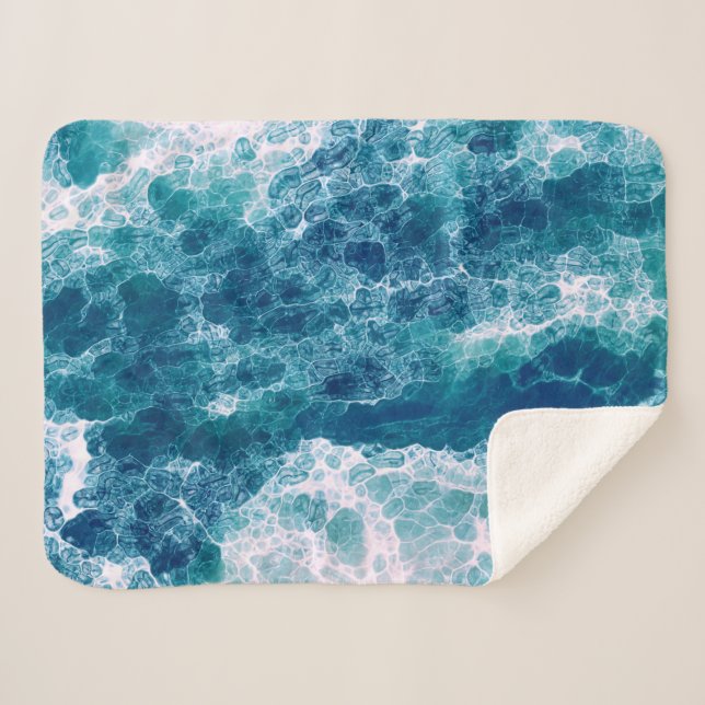 Manta Sherpa Espuma de mar (Anverso (horizontal))