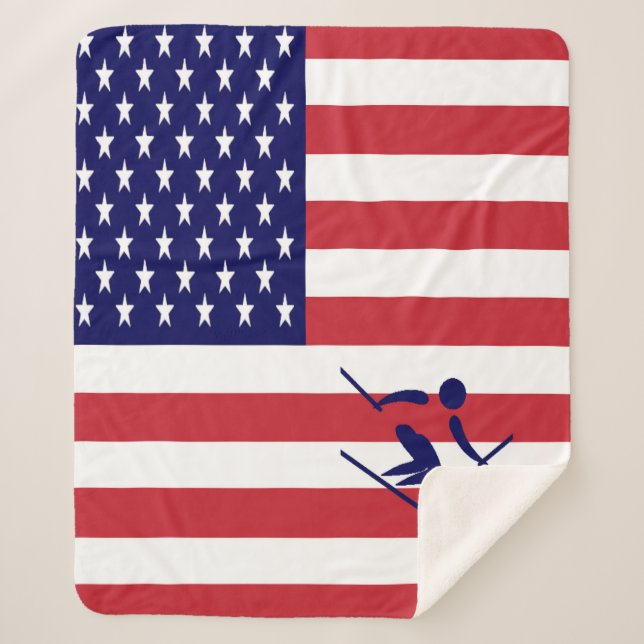 Manta Sherpa Esquí alpino en equipo Estados Unidos (Anverso)